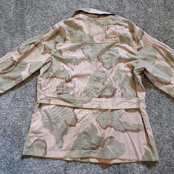 Anthropologie Camo Jacket Size L - Picture 7 of 7
